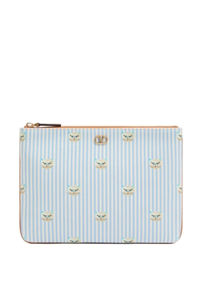 Valentino Garavani VLogo Signature pouch - Blue