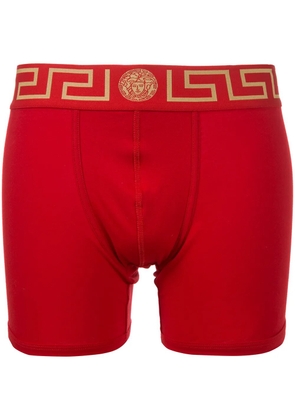 Versace Greca Border long boxers - Red