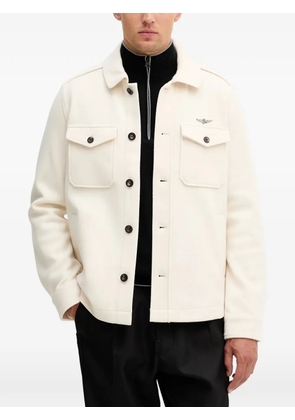 Aeronautica Militare chest-pocket button overshirt - Neutrals