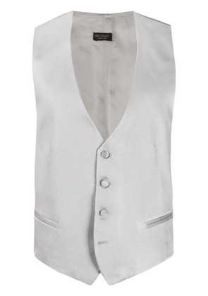 Dell'oglio single-breasted tailored waistcoat - Grey