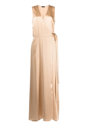 VOZ Frontwards wrap dress - Gold