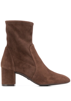 Stuart Weitzman 55mm slip-on boots - Brown