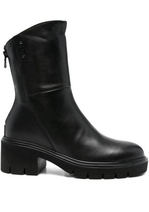 NERO GIARDINI 55mm zip-fastening boots - Black