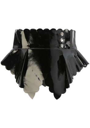 Antonio Berardi peplum-edge waist belt - Black