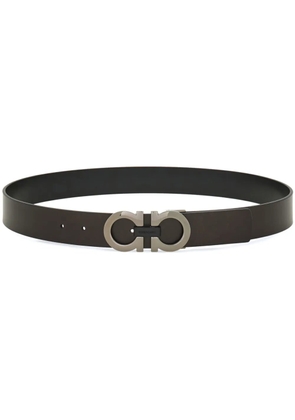 Ferragamo reversible Gancini leather belt - Brown