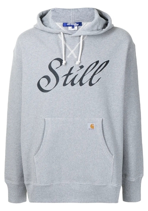 Junya Watanabe MAN Still-print cotton hoodie - Grey