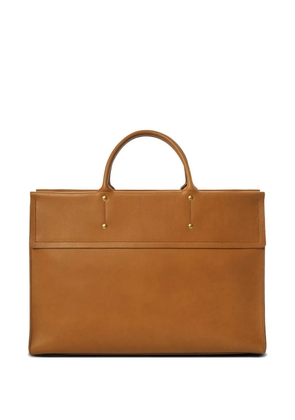Shinola leather tote bag - Neutrals