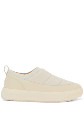Moncler quilted slip-on sneakers - Neutrals