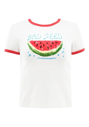 MOTHER The Itty Bitty Ringer T-shirt - White