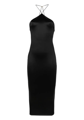 Maison Close French Kiss open-back midi dress - Black