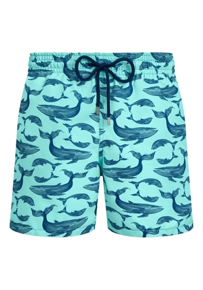 Vilebrequin whale-print swim shorts - Blue