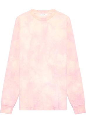 John Elliott tie-dye crew neck sweatshirt - Pink