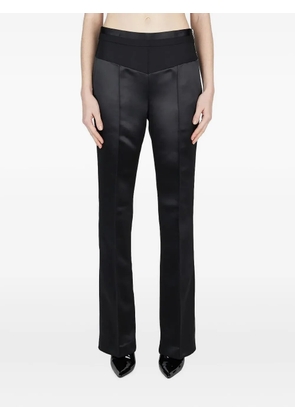 Helmut Lang satin trousers - Black