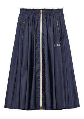 Prada pleated midi skirt - Blue