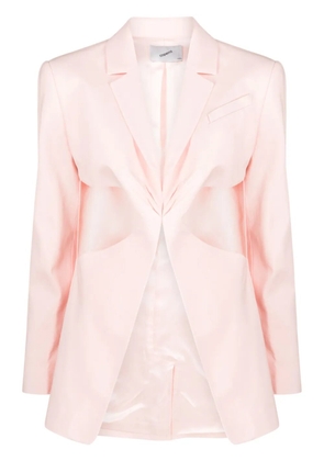 Coperni twisted cut-out blazer - Pink