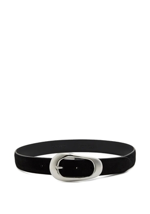 Anderson's oval-buckle suede belt - Black