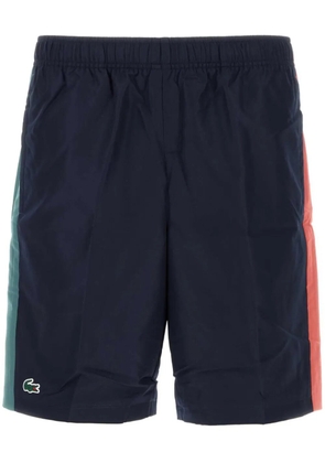 Lacoste colour-block bermuda shorts - Blue