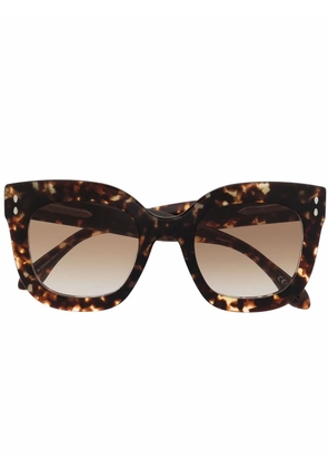 Isabel Marant Eyewear tortoise-shell cat-eye sunglasses - Brown