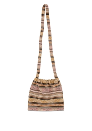 Needles patterned messenger bag - Pink