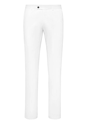 Philipp Plein straight-leg chinos - White