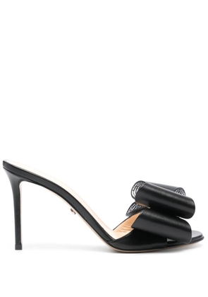 MACH & MACH 95mm oversizde-bow sandals - Black