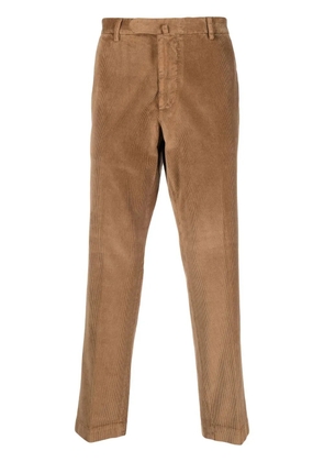 Dell'oglio corduroy straight-leg trousers - Brown
