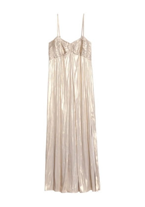 Zadig&Voltaire ruched satin dress - Neutrals