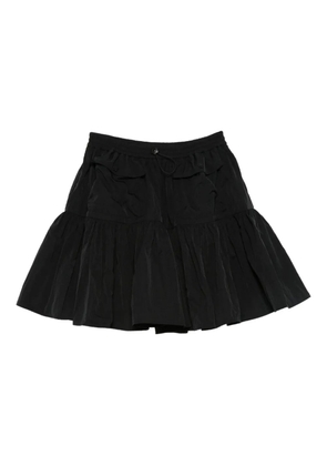 Cecilie Bahnsen ruffled drawstring skirt - Black