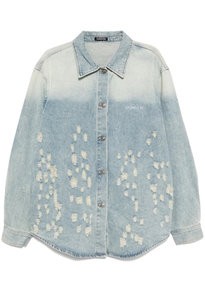 Ground Zero logo-embroidered jacket - Blue