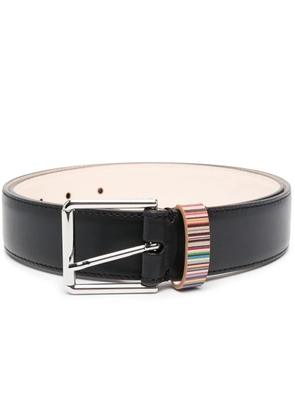 Paul Smith stripe trim belt - Black