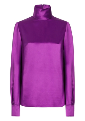 Dolce & Gabbana satin blouse - Purple