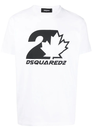 DSQUARED2 logo-print cotton T-shirt - White