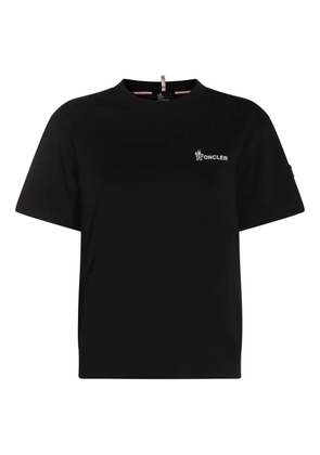 Moncler Grenoble logo-print short-sleeve T-shirt - Black