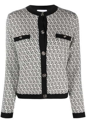 Ferragamo Gancini Galoure knitted jacket - Neutrals