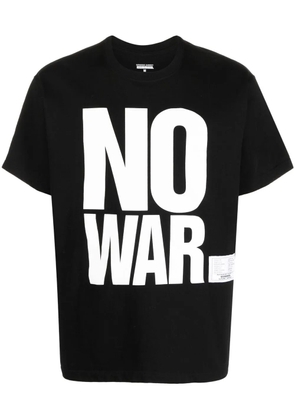 Neighborhood x Katharine Hamnett slogan-print T-shirt - Black
