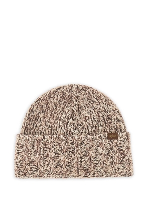 Paul & Shark ribbed beanie hat - Neutrals