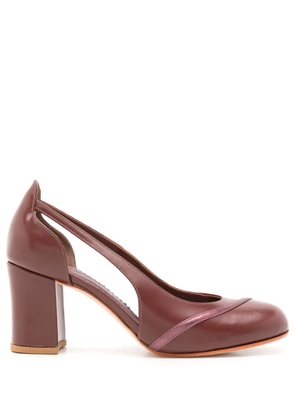 Sarah Chofakian Clark 60mm leather pumps - Brown