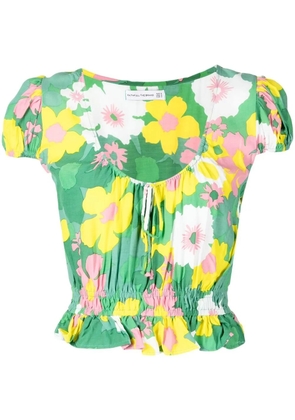 Faithfull the Brand Las Oslas floral-print blouse - Green