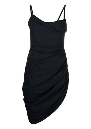 Jacquemus La Robe Saudade draped minidress - Blue