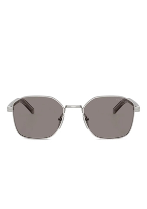 Prada Eyewear geometric-frame sunglasses - Silver