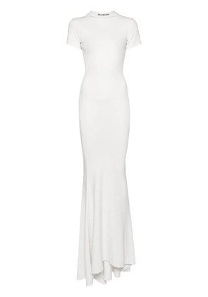 Balenciaga T-shirt maxi dress - White