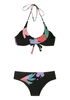 Amir Slama printed bikini set - Black