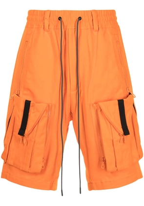 Mostly Heard Rarely Seen Zipoff cargo shorts - Orange