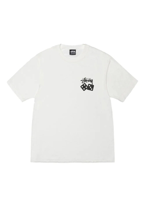 Stüssy Dice pigment-dyed T-shirt - White