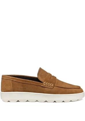 Geox Spherica Ecub-1 penny-slot loafers - Brown