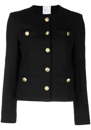 Rosetta Getty fitted button-down fastening jacket - Black