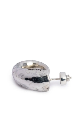 Parts of Four Little Horn sterling-silver single-earring