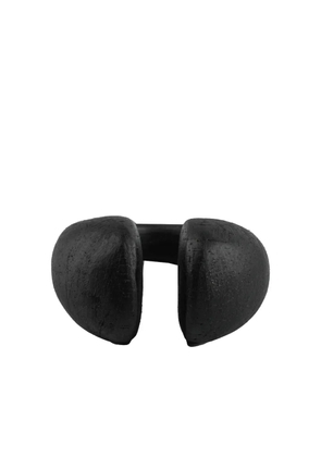 Parts of Four Giant Druid wood ring - Black