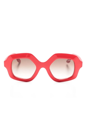 Lapima Cecilia oversize-frame sunglasses - Red
