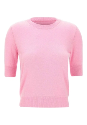 HERSKIND short-sleeve crew-neck sweater - Pink